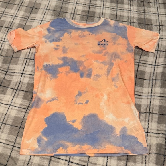 Roxy Other - Roxy Girl Peach & Lavender Tie-Dye Tee – Size 10/M – Beachy Summer